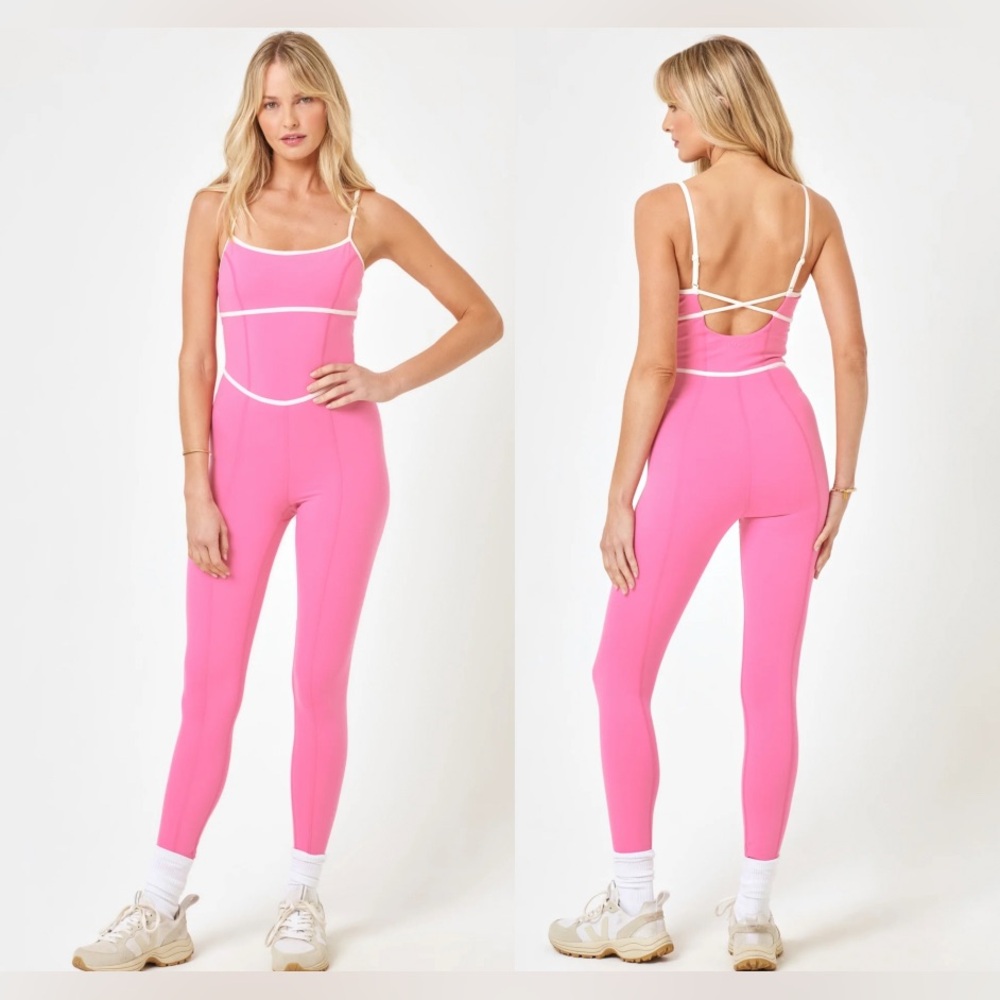 NWT L*Space Pink Ace Jumpsuit